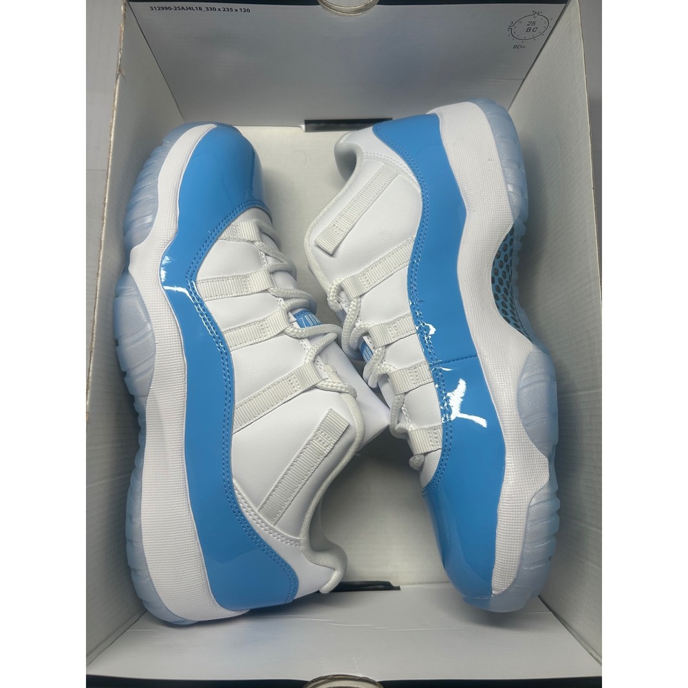 Nike Air Jordan UNC 11 Low Size 9 FV5104 100 New/No Lid